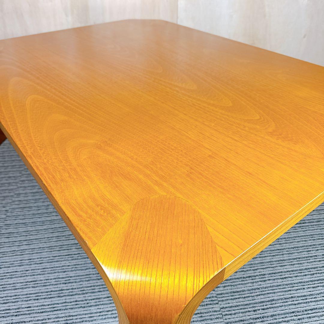 美品 天童木工 ローテーブル 乾三郎 座卓 106×75.5×33.5 引取割有