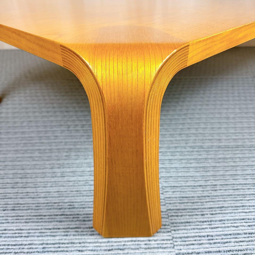 美品 天童木工 ローテーブル 乾三郎 座卓 106×75.5×33.5 引取割有