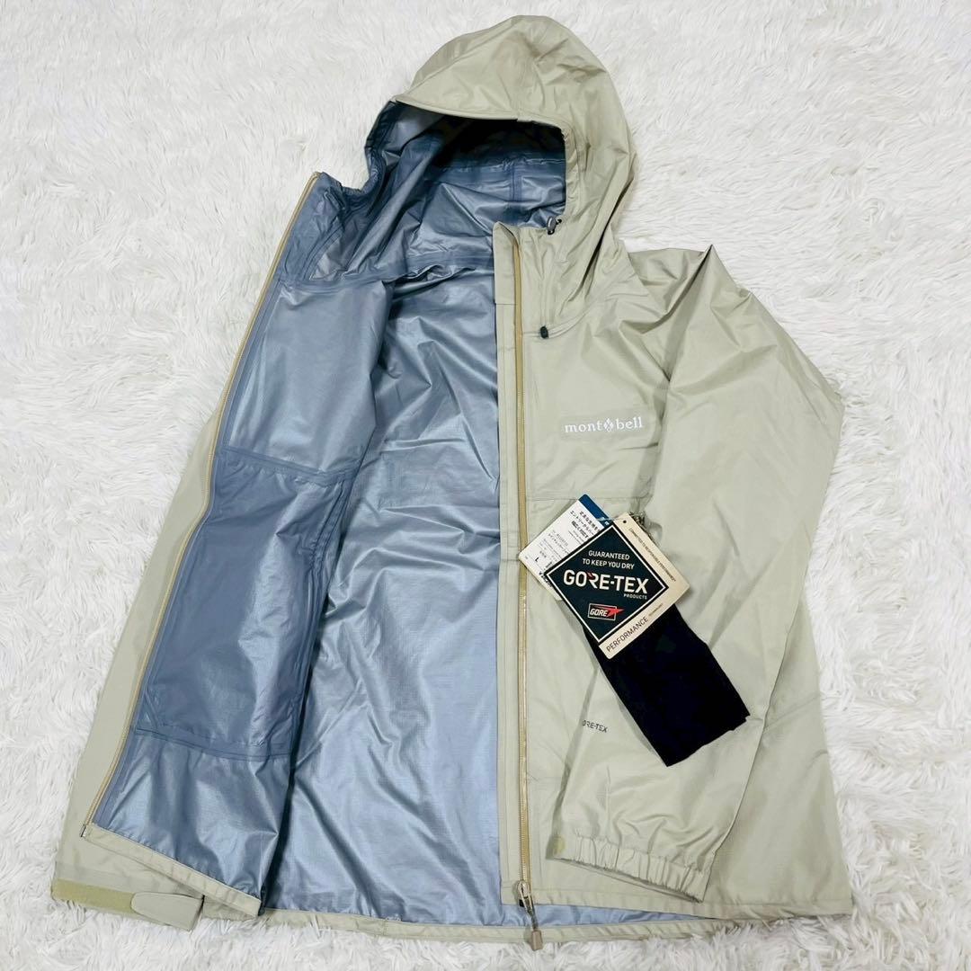 モンベル　レイントレッカージャケット Women's　L タグ付きアイボリー現行