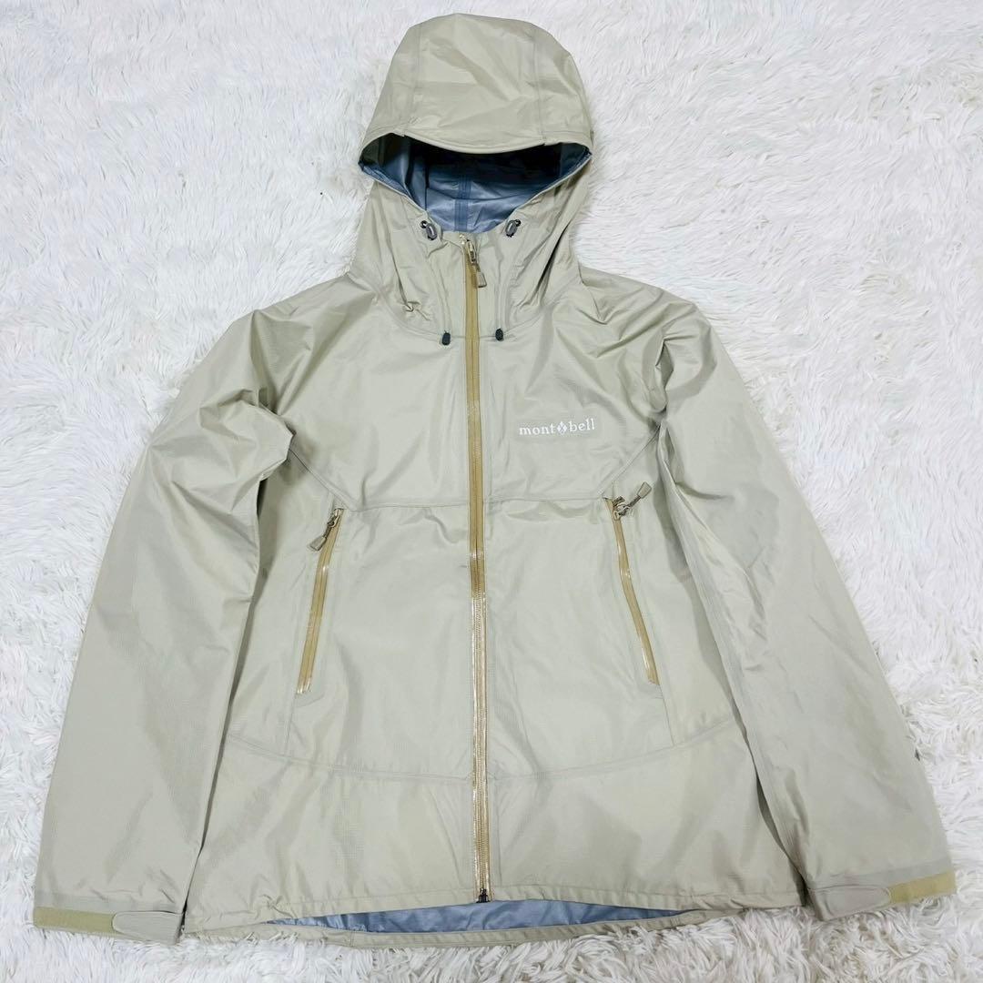 モンベル　レイントレッカージャケット Women's　L タグ付きアイボリー現行
