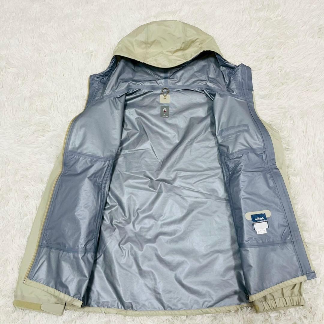 モンベル　レイントレッカージャケット Women's　L タグ付きアイボリー現行