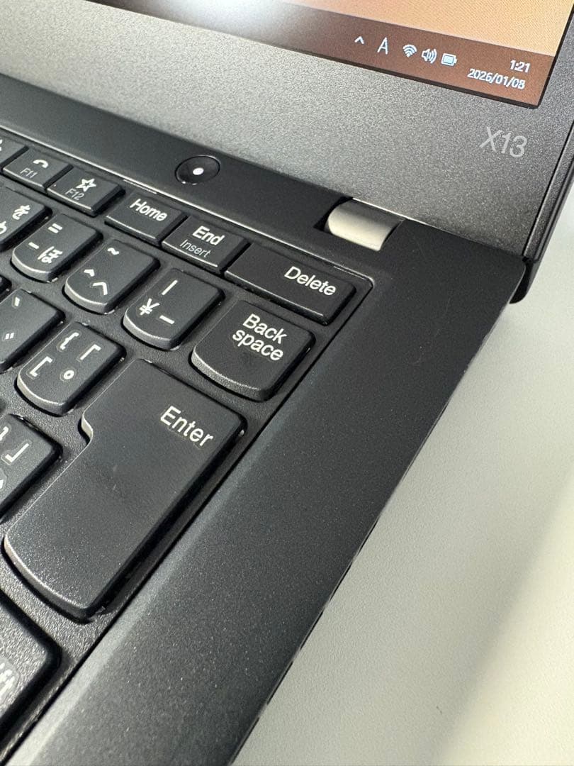 Lenovo ThinkPad X13⭐️インテルi5搭載✨バッテリー健康度89％