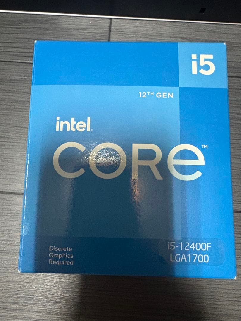 CPU Intel Core i5-12400F 12th Gen CPU