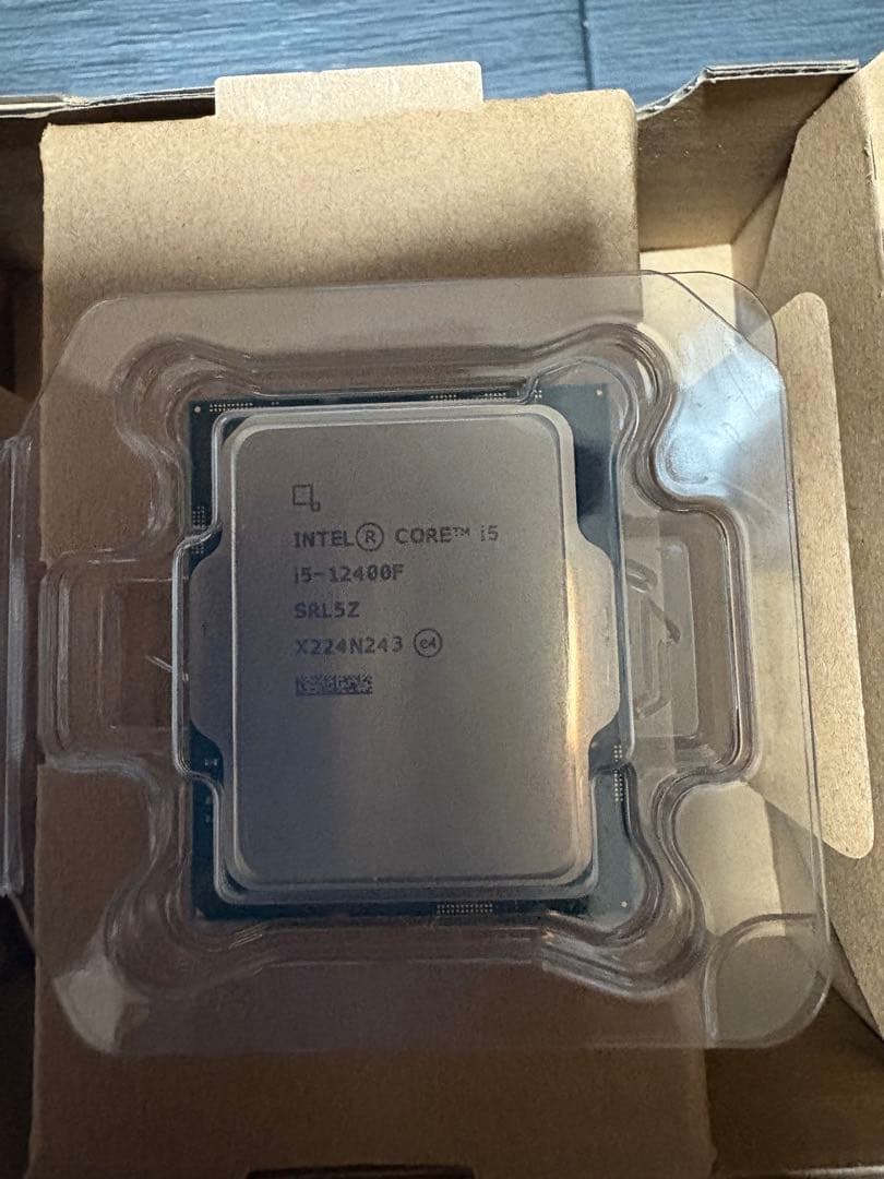 CPU Intel Core i5-12400F 12th Gen CPU