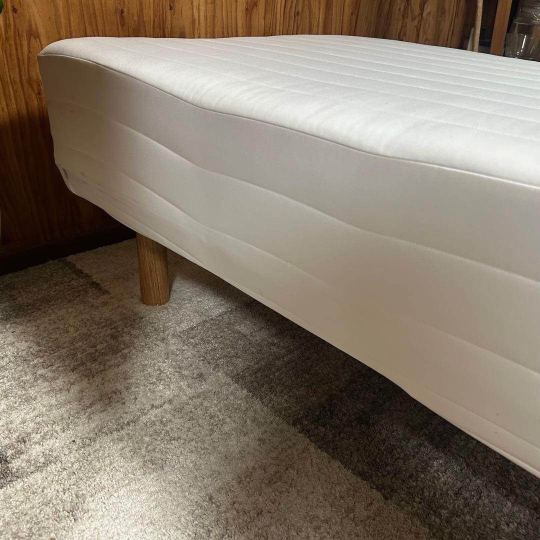 都内23区送料無料❗️ 無印良品　スモールシングルベッド　脚付マットレス✨