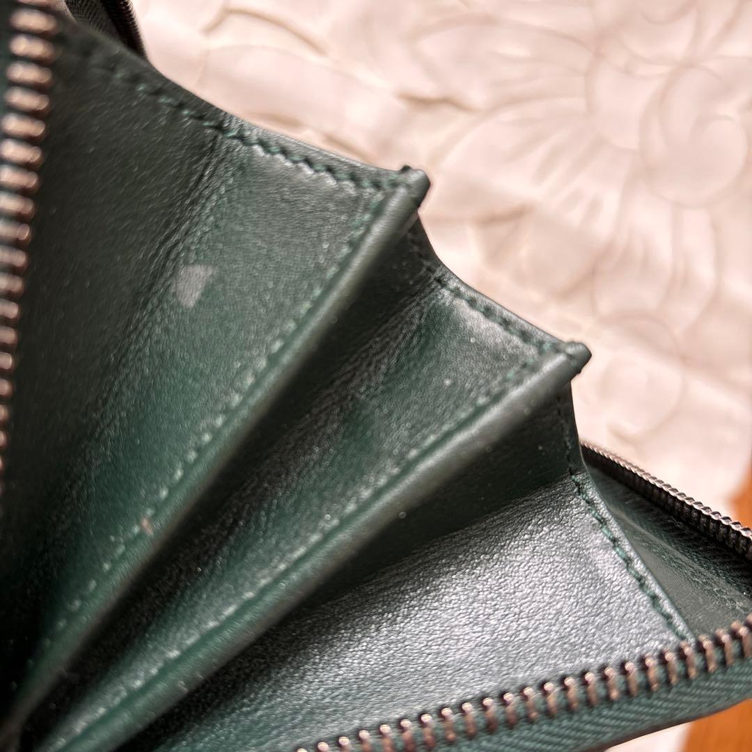 GUCCI ダークグリーン GGパターン 長財布
