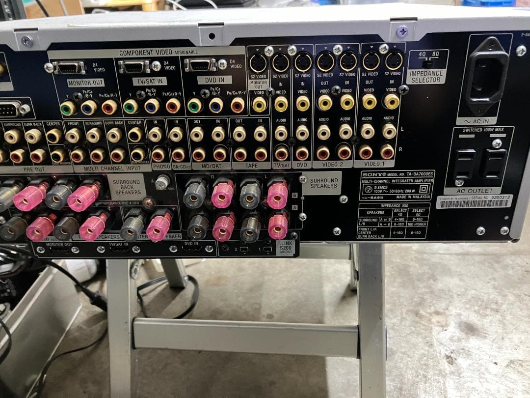 アンプ SONY TA-DA7000ES