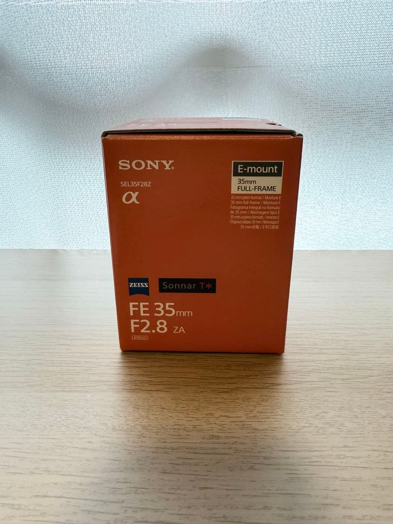 SONY FE 35mm F2.8 ZA Eマウントレンズ
