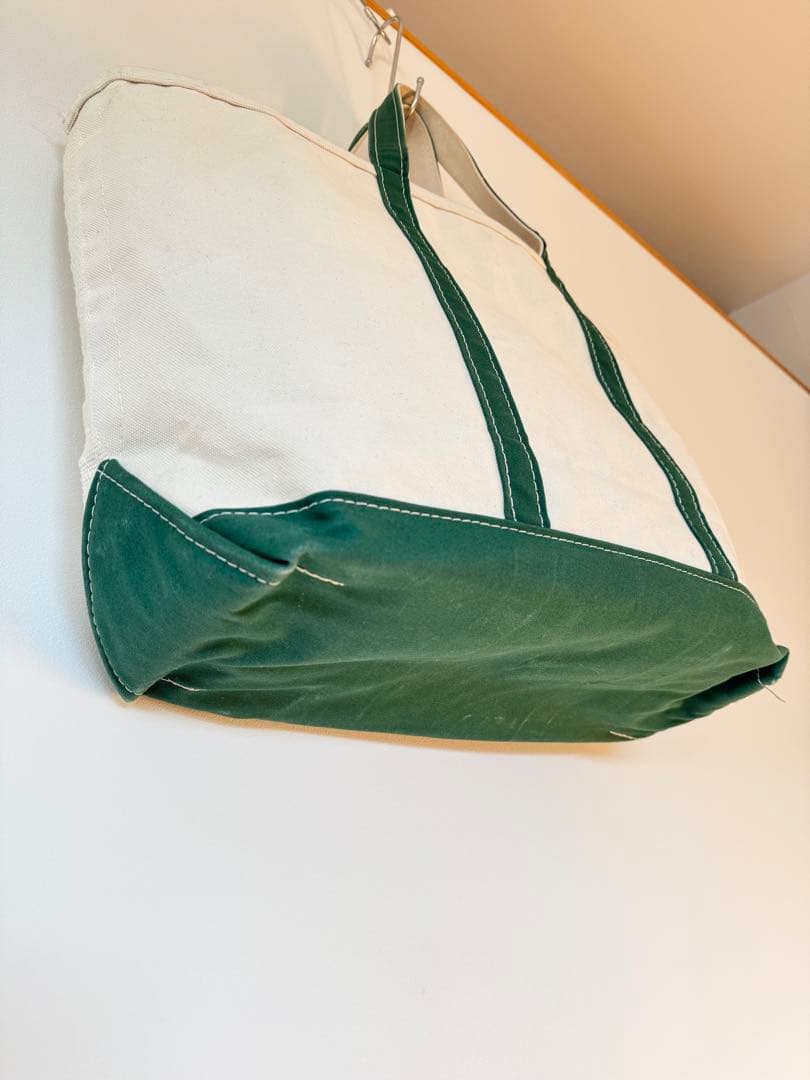 【美品】大人気 エルエルビーン トートバッグ ボートアンドトート L グリーン