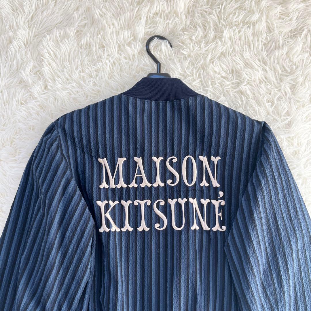 メゾンキツネ STRIPES SEERSUCKER TEDDY サイズM