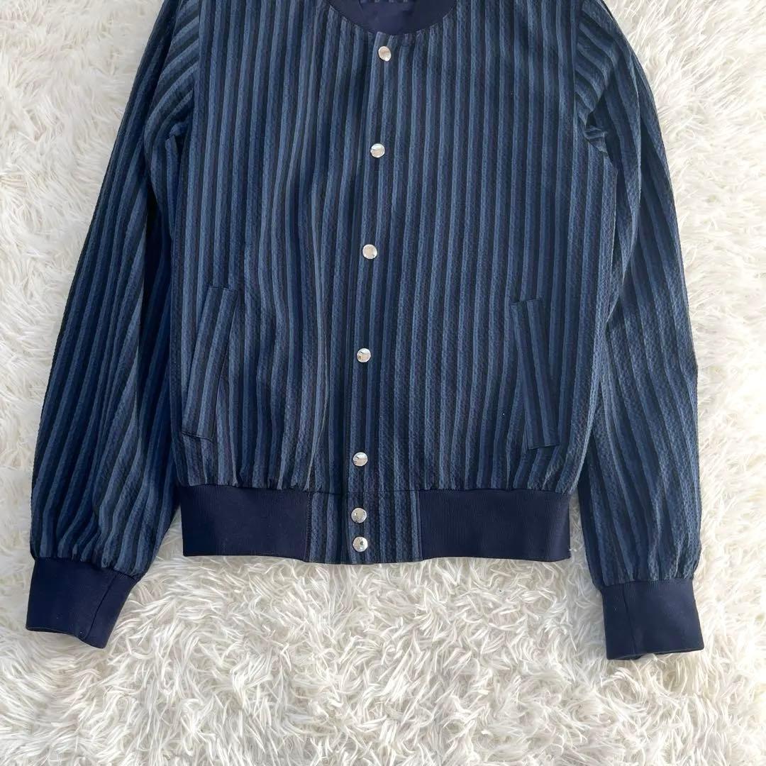 メゾンキツネ STRIPES SEERSUCKER TEDDY サイズM