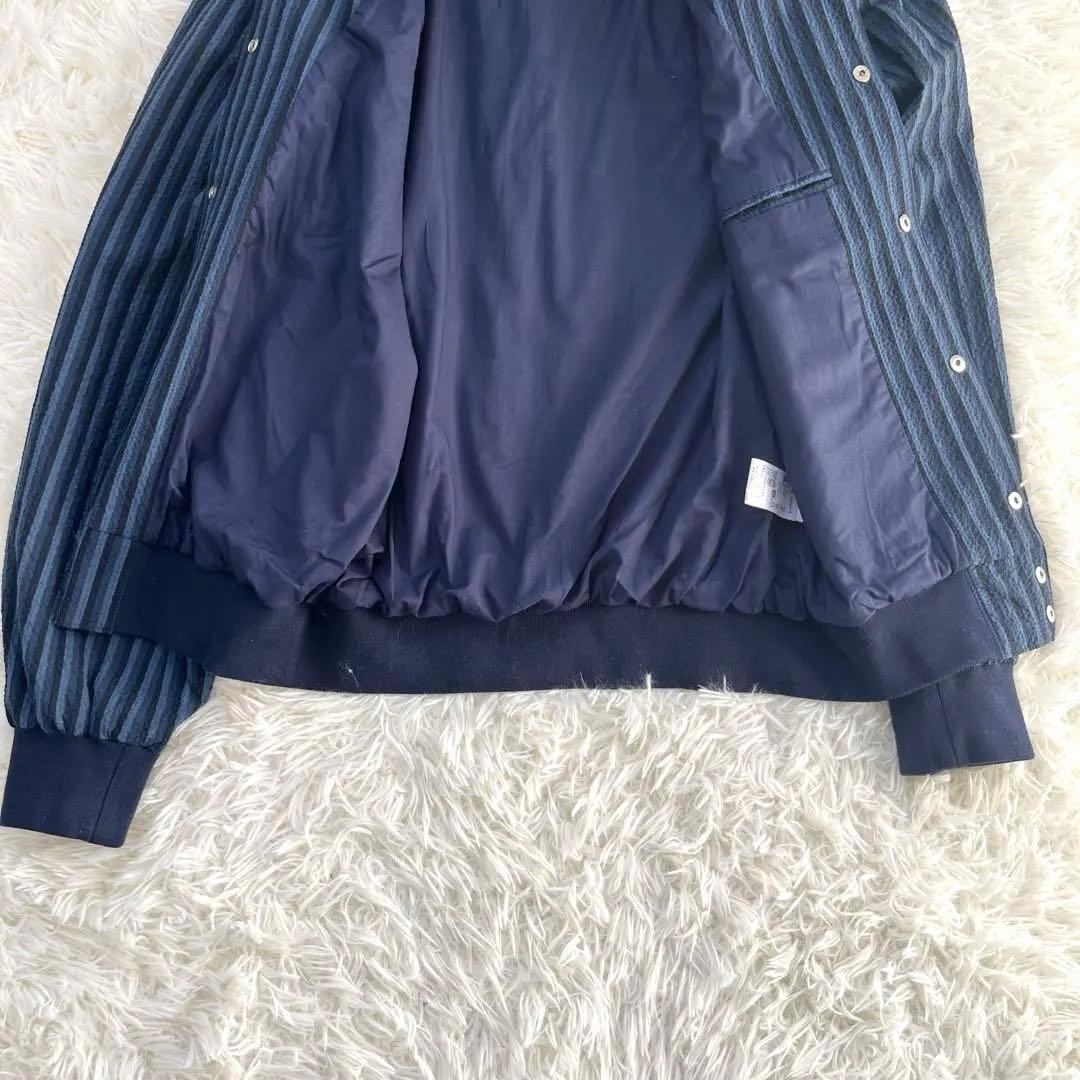 メゾンキツネ STRIPES SEERSUCKER TEDDY サイズM