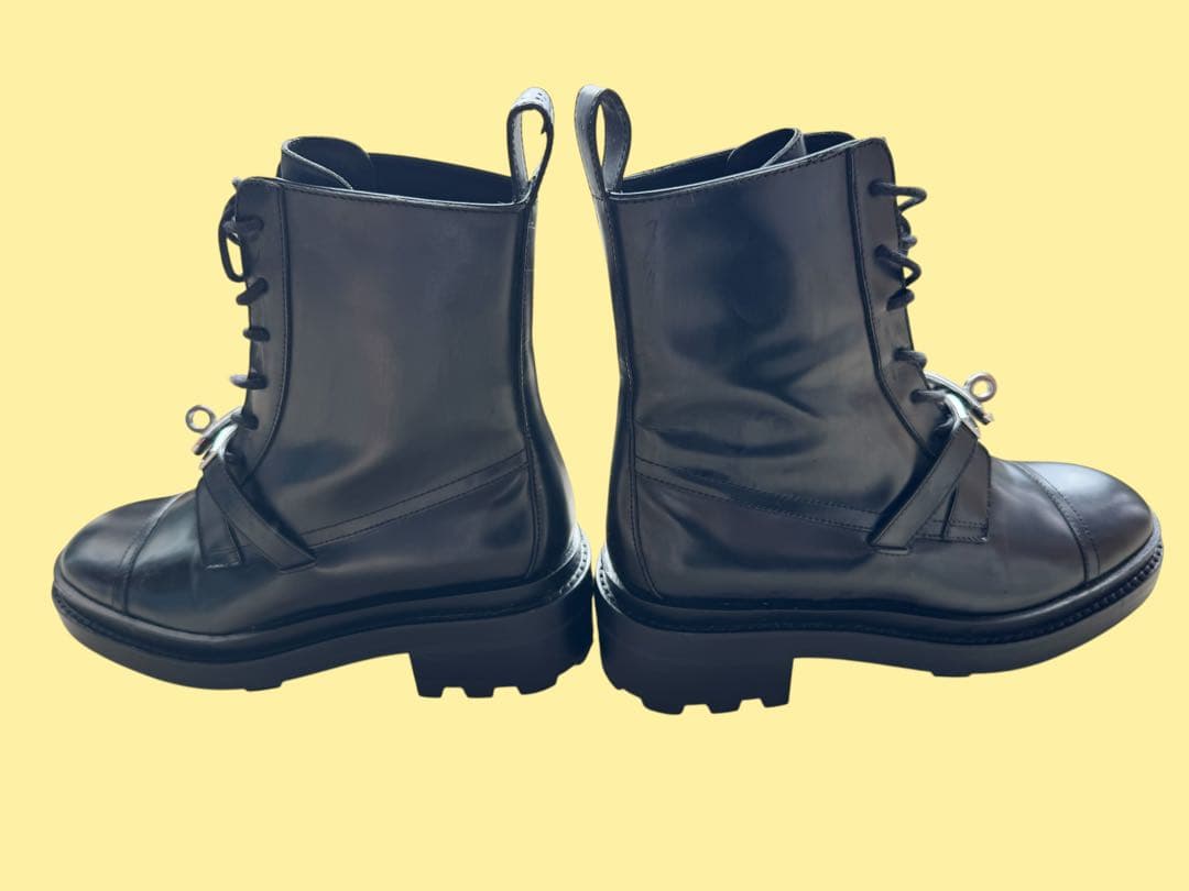 エルメス ショートブーツ ファンク 36(23cm) ケリー シルバー金具