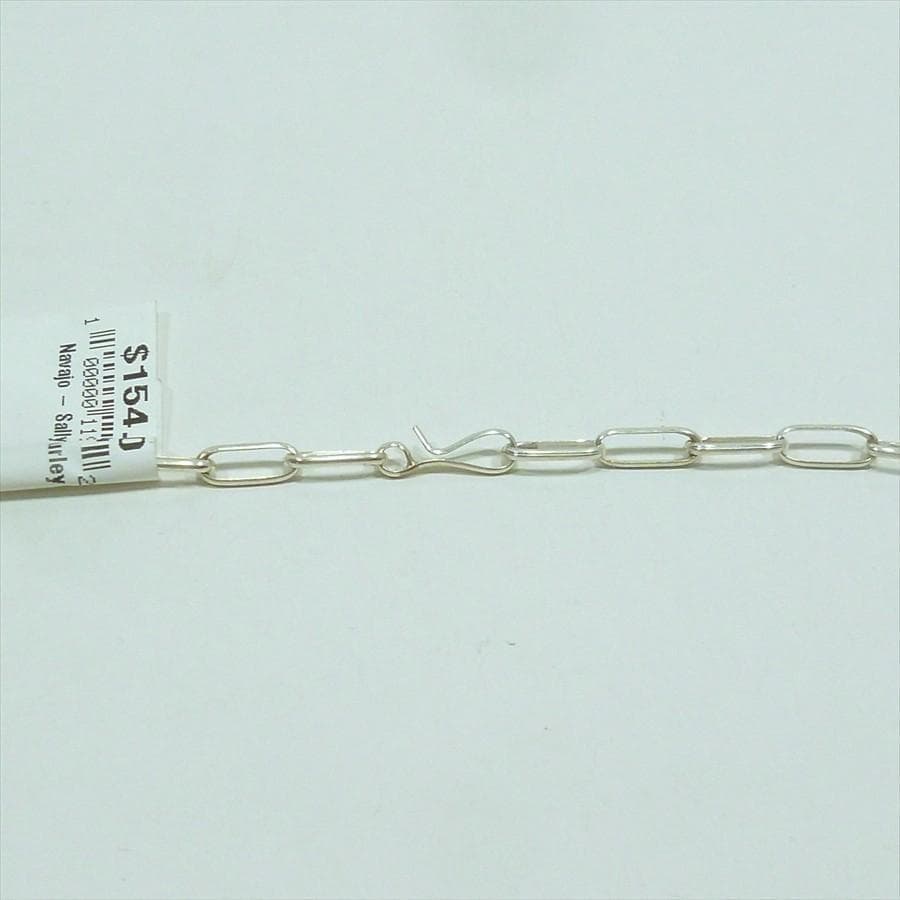 ナバホ Sally Shirley Silver Chain Necklace