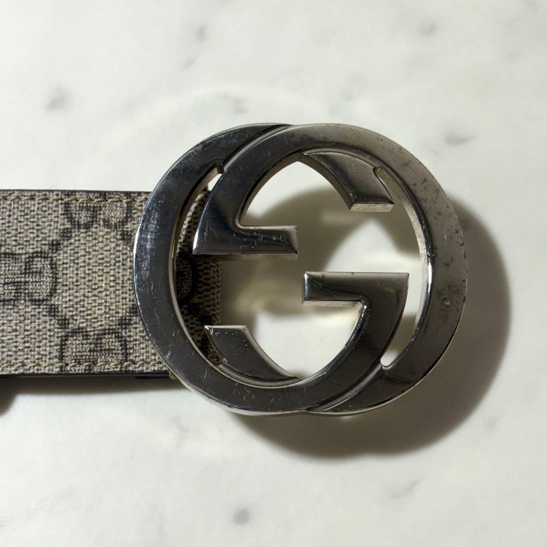 希少✨GUCCI グッチ ベルト スプリーム インターロッキング GG柄 PVC