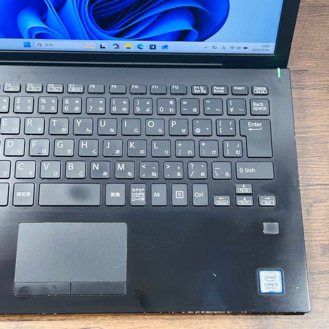 SONYVAIO 第8世代i5 SSD256/8GB オフィス付きノートパソコン