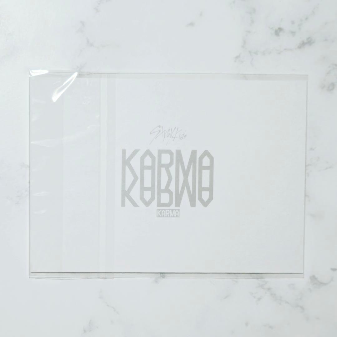 スキズ KARMA 店舗 特典 アメリカ ポストカード サイン バンチャン ①