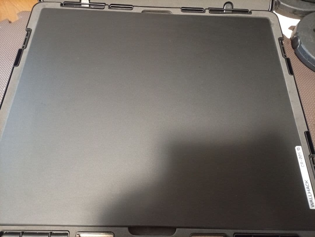 WALLHACK cr-005 ブラック ガラスマウスパッド