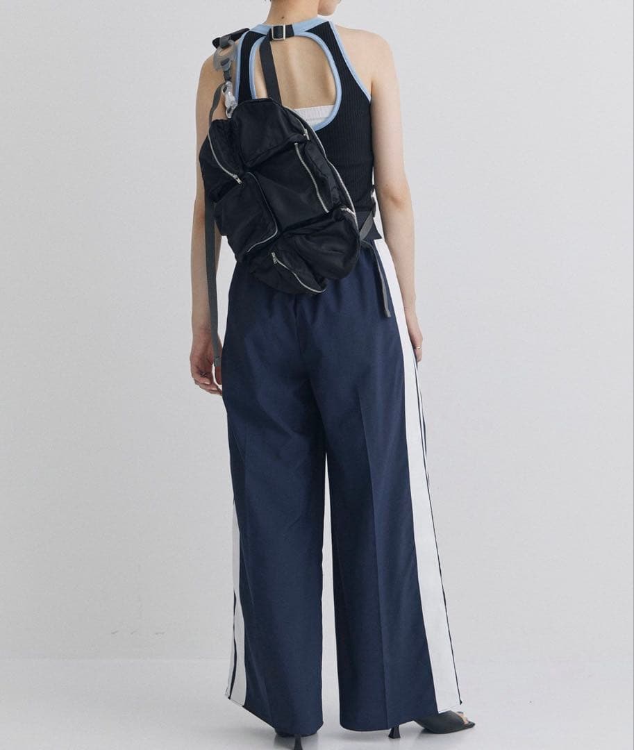 ユ*様 ミキオサカベ 7ポケットショルダーボディバッグ