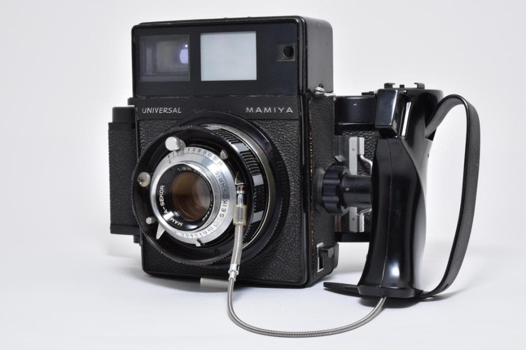 マミヤ MAMIYA UNIVERSAL PRESS レンズ付き