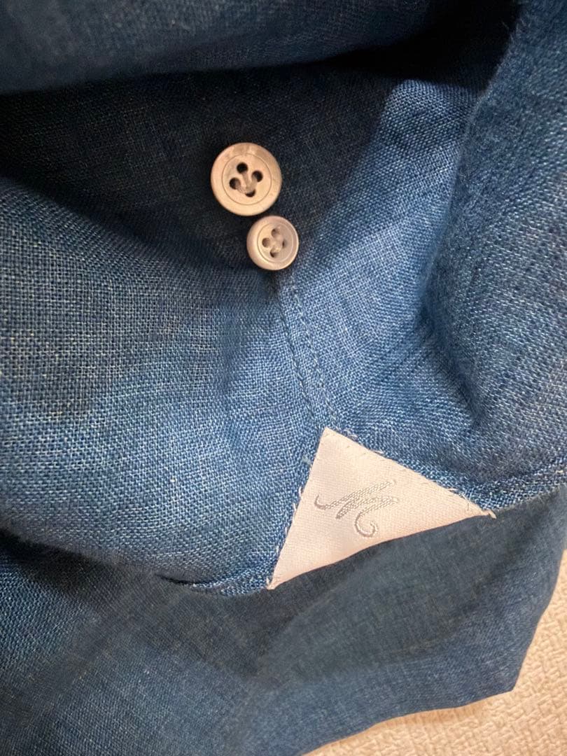 超美品MARIA SANTANGELOリネン100%プルオーバーシャツ イタリア