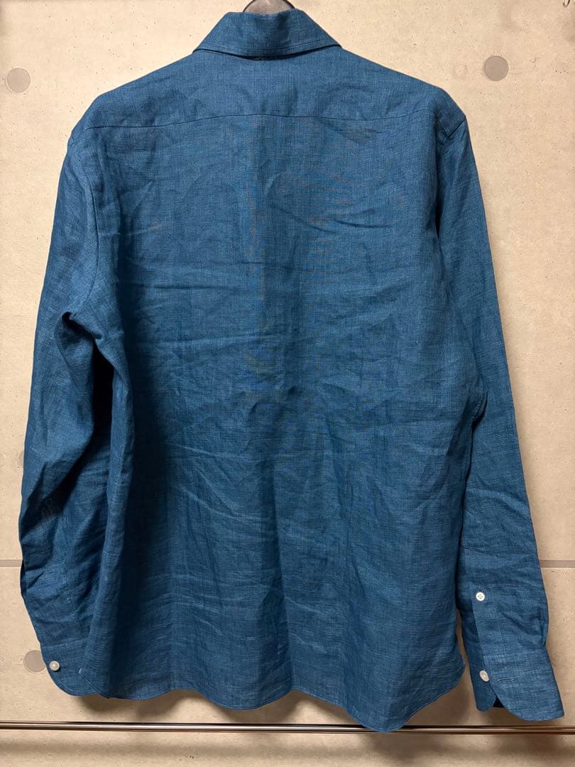 超美品MARIA SANTANGELOリネン100%プルオーバーシャツ イタリア