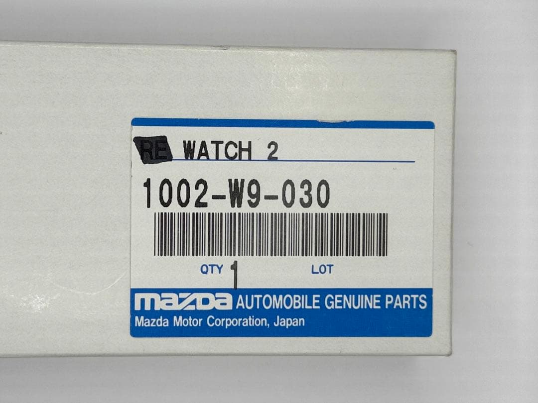 【Mazda RE WATCH2｜希少・未使用・動作確認済】ロータリー型腕時計