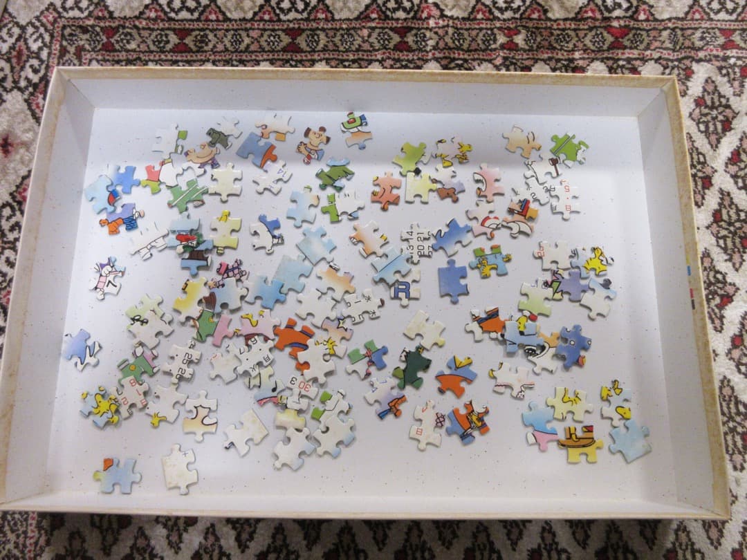 【中古品】スヌーピーカレンダージグソーパズル　1995年版 1000ピース