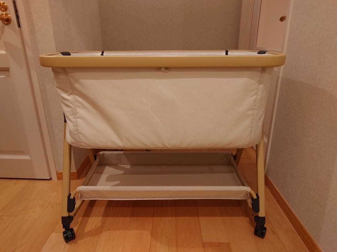 H　HZDMJ ベビーベッド ベージュ(カーキ)