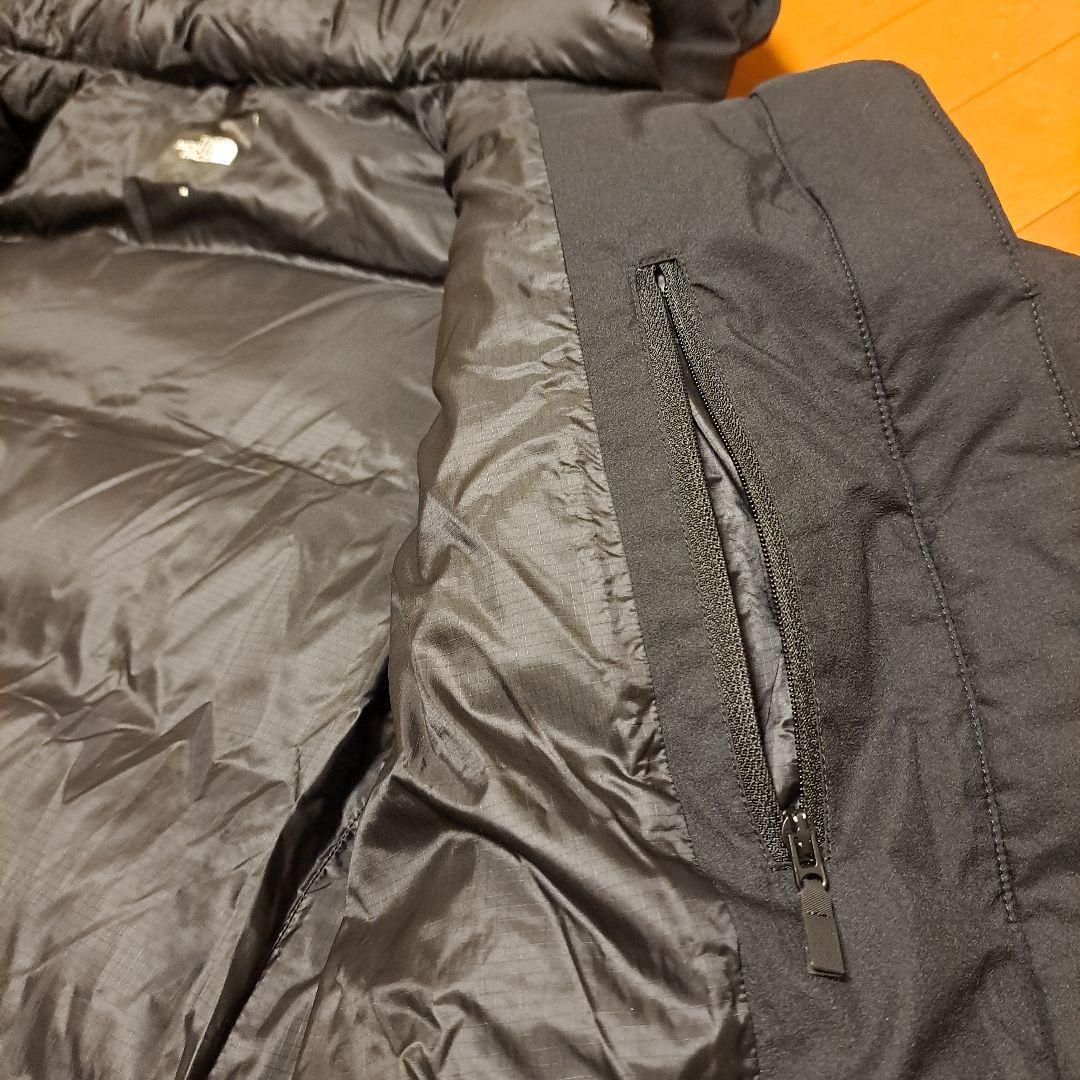 THE NORTH FACE ブラック ダウンジャケット ダウンシェルコート M