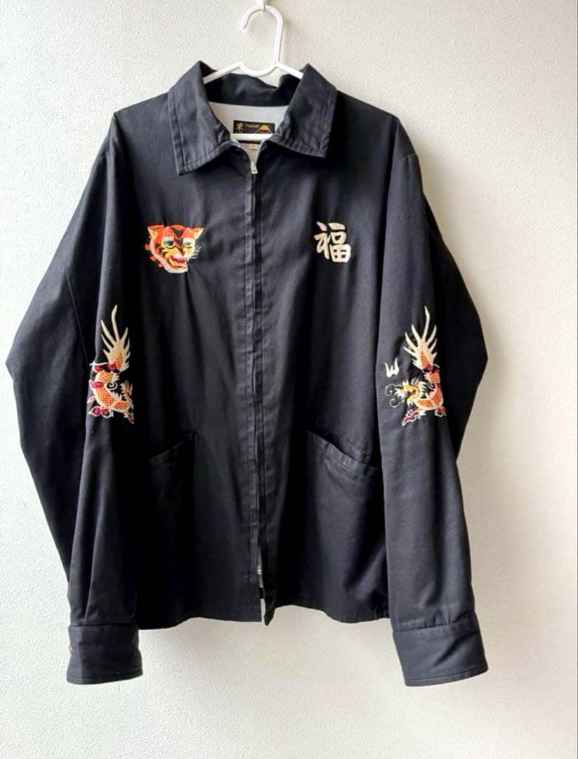 TAILOR TOYO テーラー東洋　L ベトジャン　スカジャン　黒　東洋