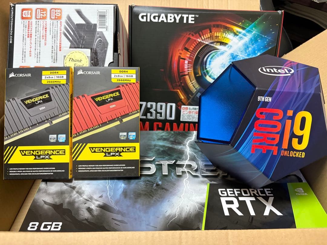 【相談受けます】i9-9900K自作セット