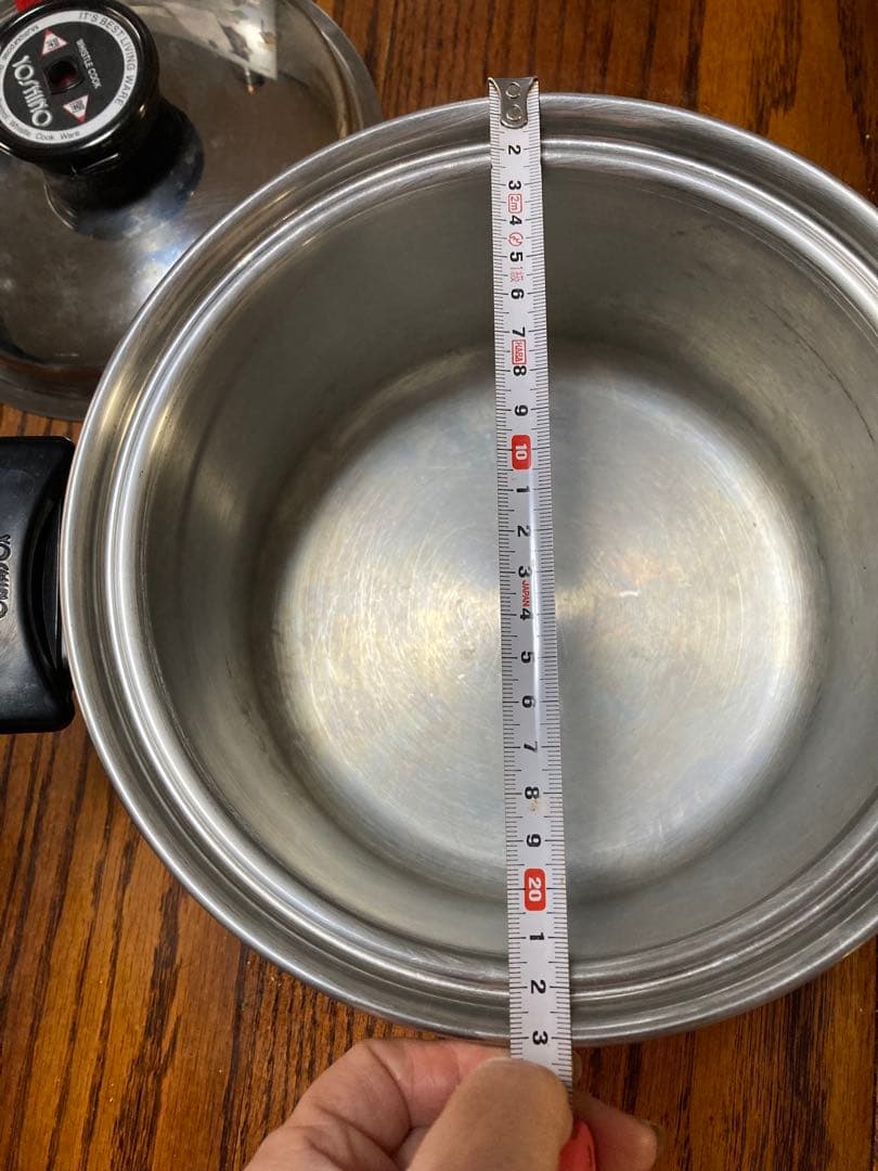 ヨシノクラフト　両手鍋 ステンレス 五層鍋　中型 ホイッスルクック　PW20