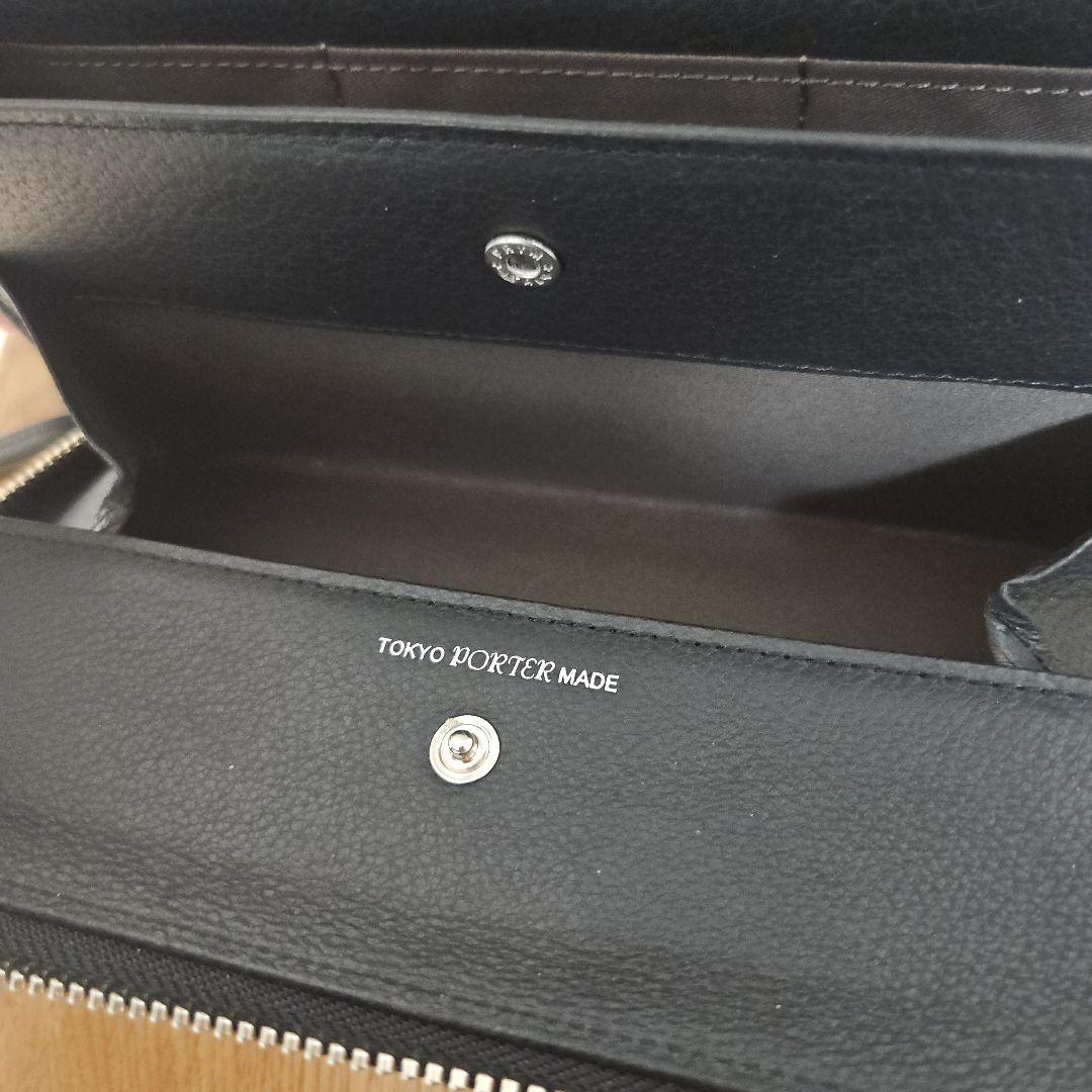 PORTER ポーター ワンダー 長財布 レザー 黒 カモフラ