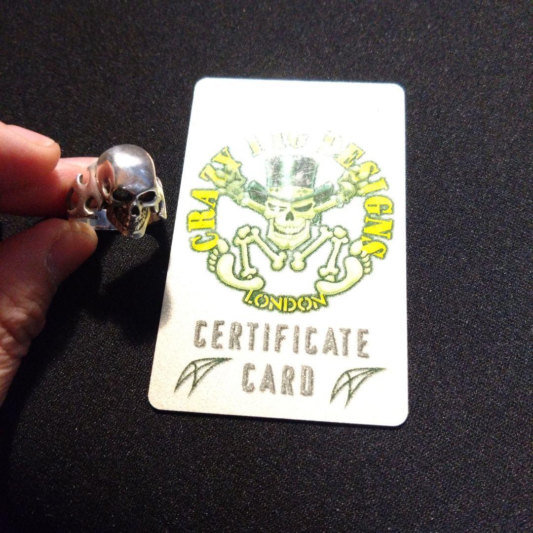 CRAZY　PIG　クレイジーピッグ　カッタウェイ　スカル　リング　17号