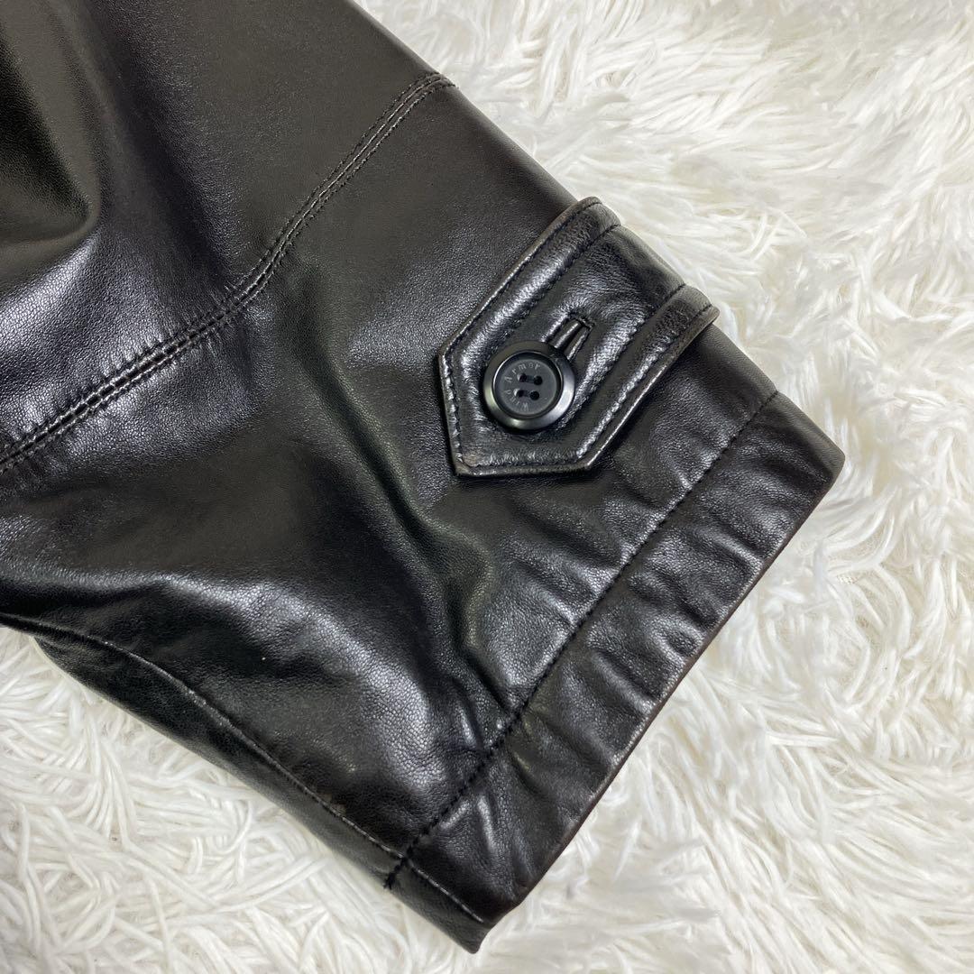 WIND ARMORウインドアーマー　レザージャケット　ラムレザー　羊革　3L