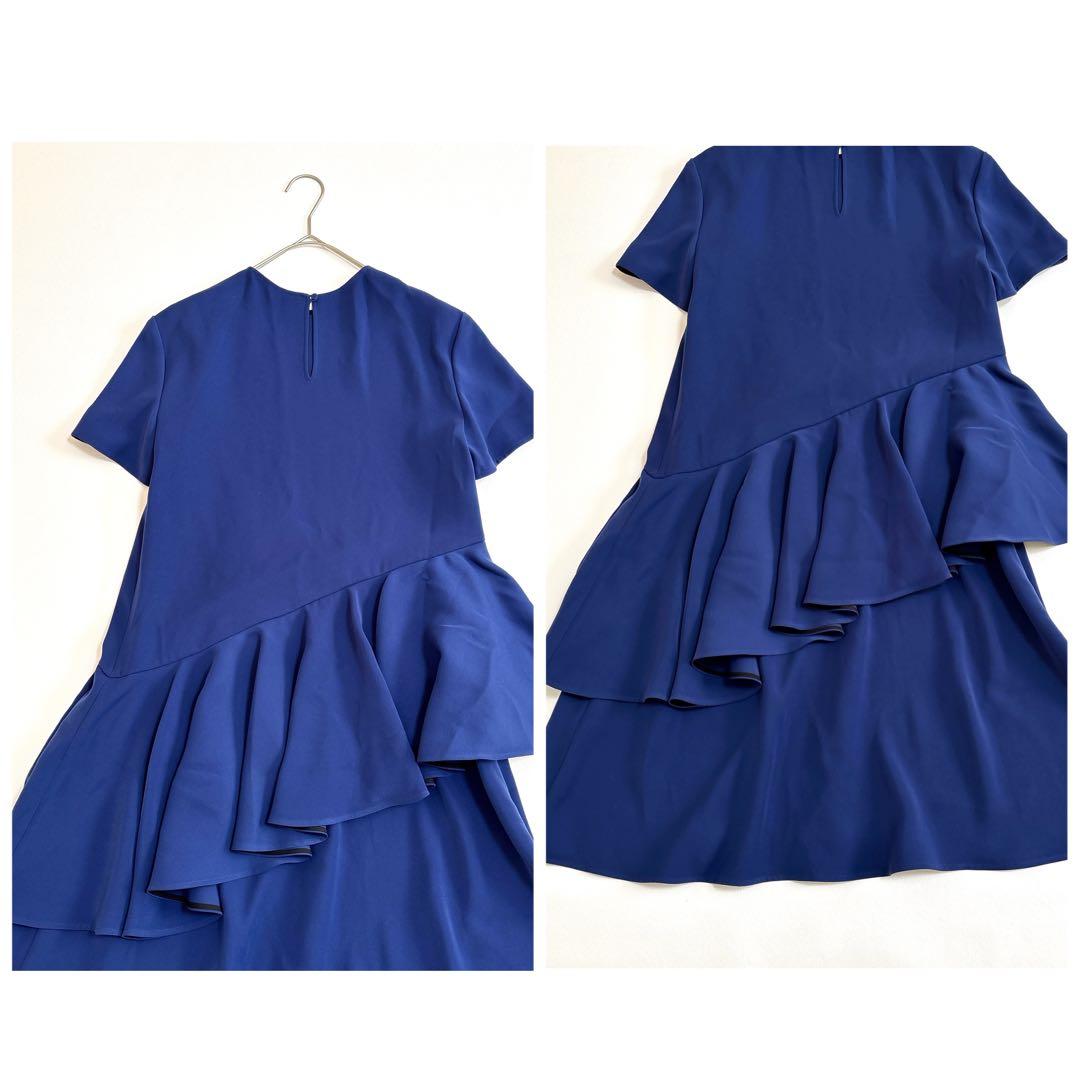 美品✨ADEAM FOXEY アシンメトリー ペプラム フリル ワンピース