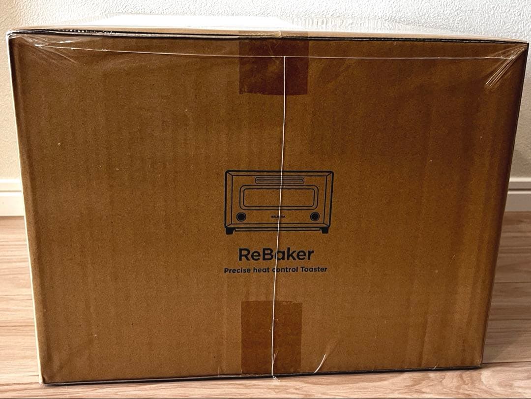 新品未開封 BALMUDA ReBaker リベイカー　KTT01JP-BK