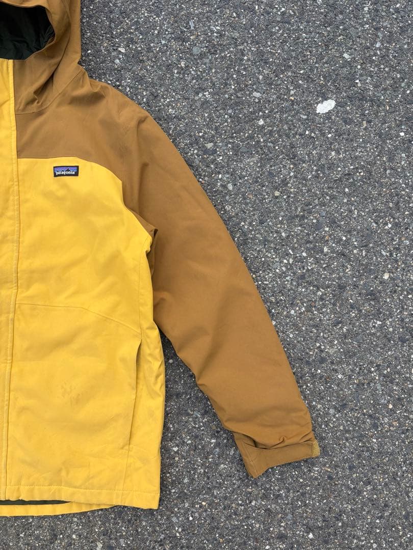 Patagoniaパタゴニア　マウンテンパーカー イエロー/ブラウン サイズXL