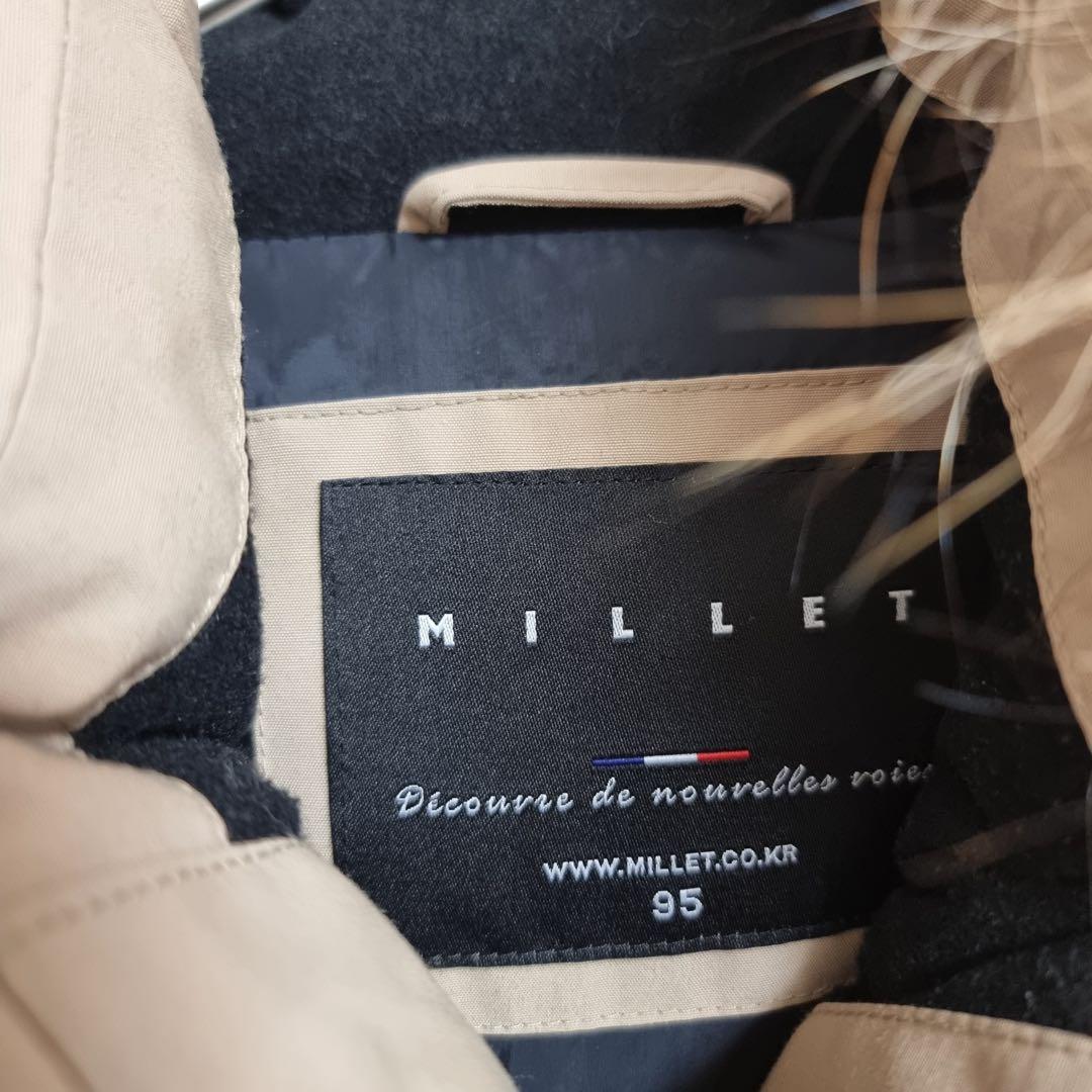 ミレー　レディース　ダウン　ジャケット　アウトドア　ショート丈　L 韓国　古着