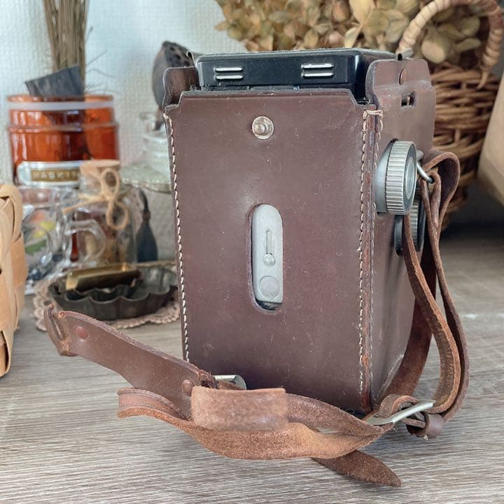 【ヴィンテージ】アンティーク　二眼カメラ