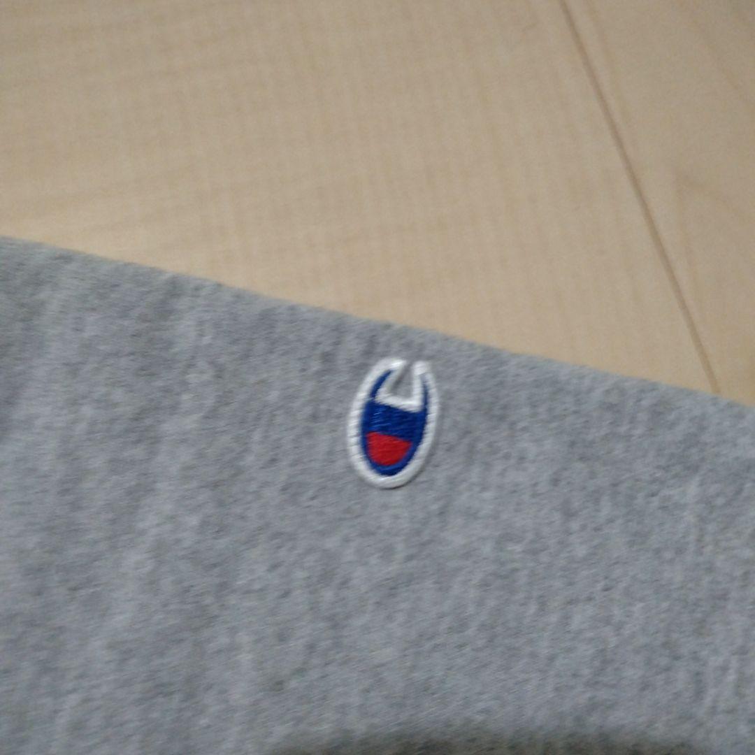 チャンピオン リバースウィーブパーカー グレー 赤単色タグ Mサイズ