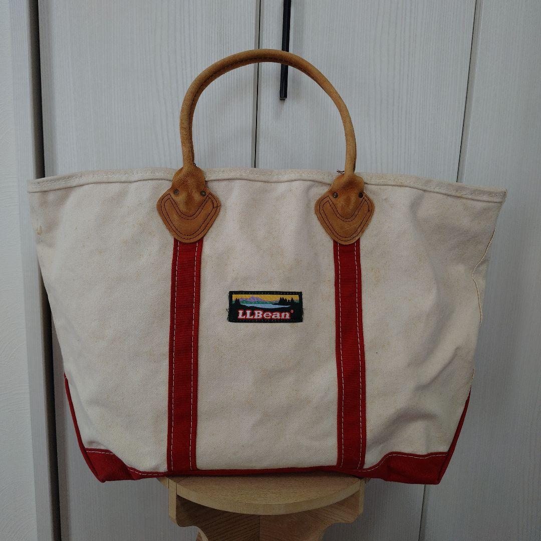 難有り　80s L.L.Bean キャンバス　ジップ付きトートバッグ