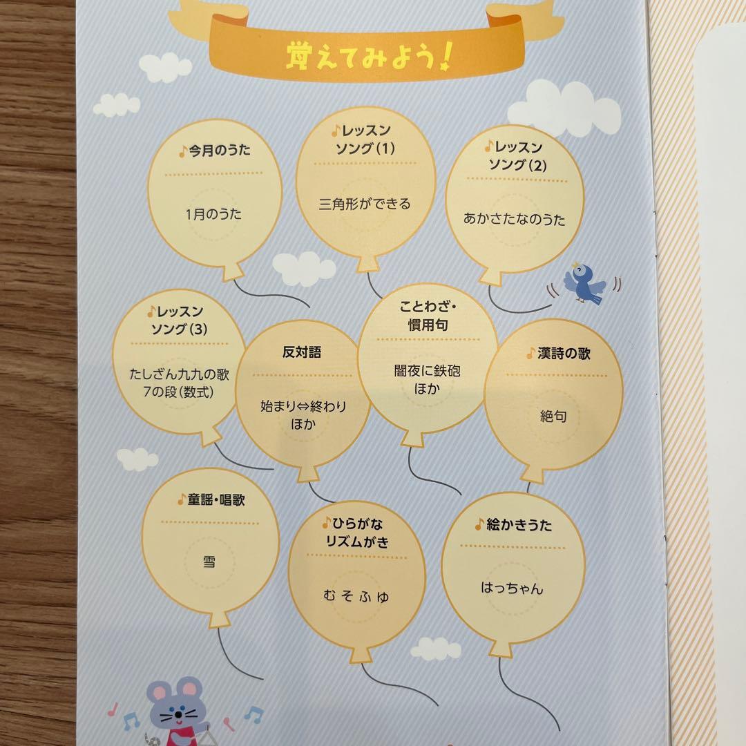 右脳開発　七田式　脳力開発CD 1年分 ねこ　年年少　2〜3歳