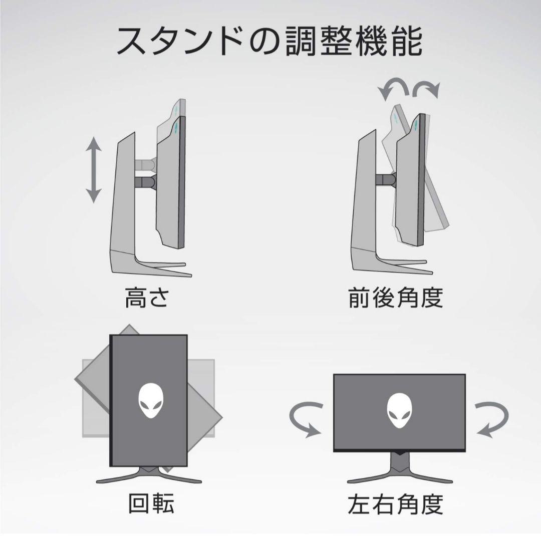 美品　Alienware 24.5インチ ゲーミングモニター 240Hz