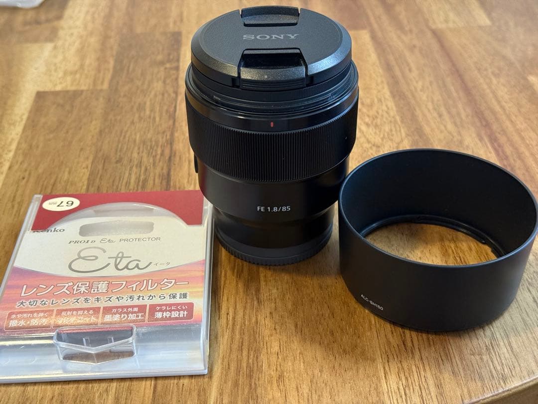 SONY SEL85F18 Eマウントレンズ　フィルター付き