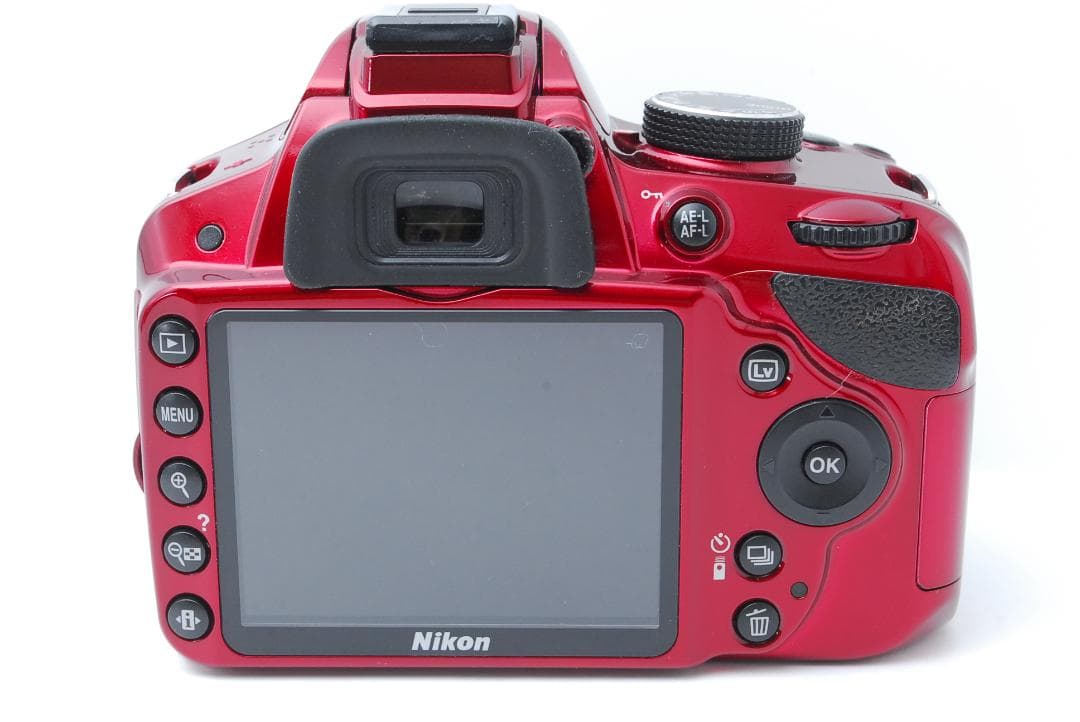 【希少カラー　レッド】Nikon D3200　スマホ転送　入学　花見　卒業