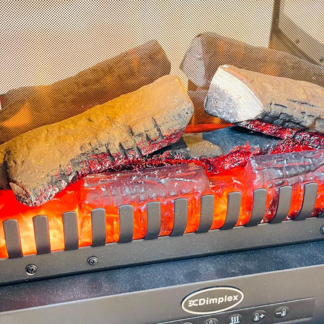 【極美品】Dimplex 暖炉型ファンヒーター JAZZⅡ12J