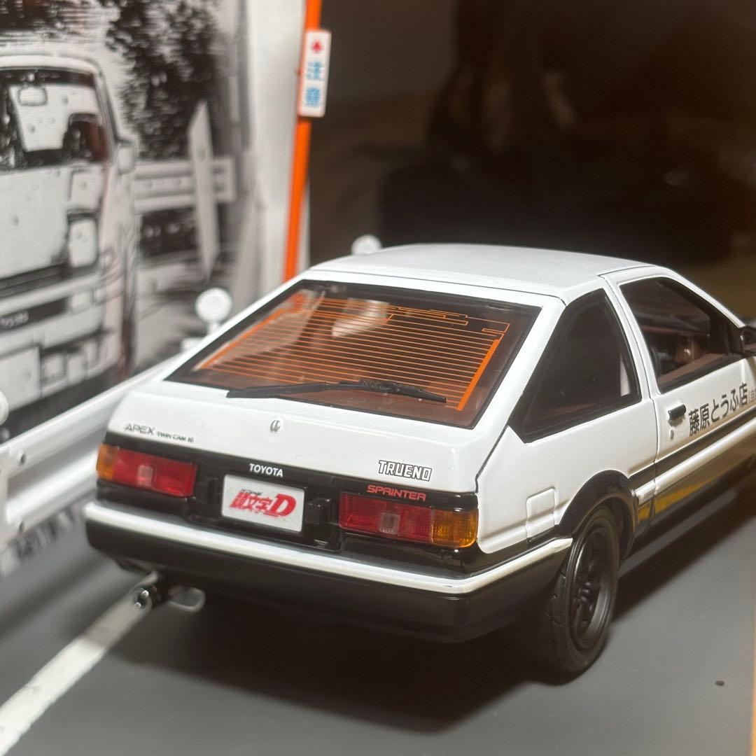 アオシマ DISM AE86 トレノ ダイキャスト 頭文字D イニシャルD