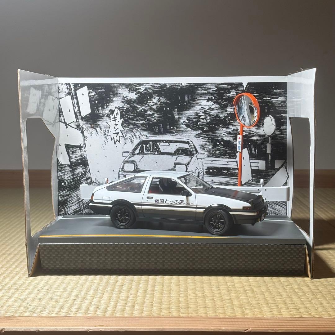 アオシマ DISM AE86 トレノ ダイキャスト 頭文字D イニシャルD